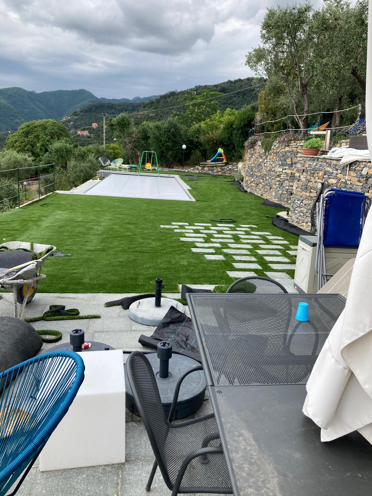 erba sintetica per arredo giardino a genova balbo outdoor
